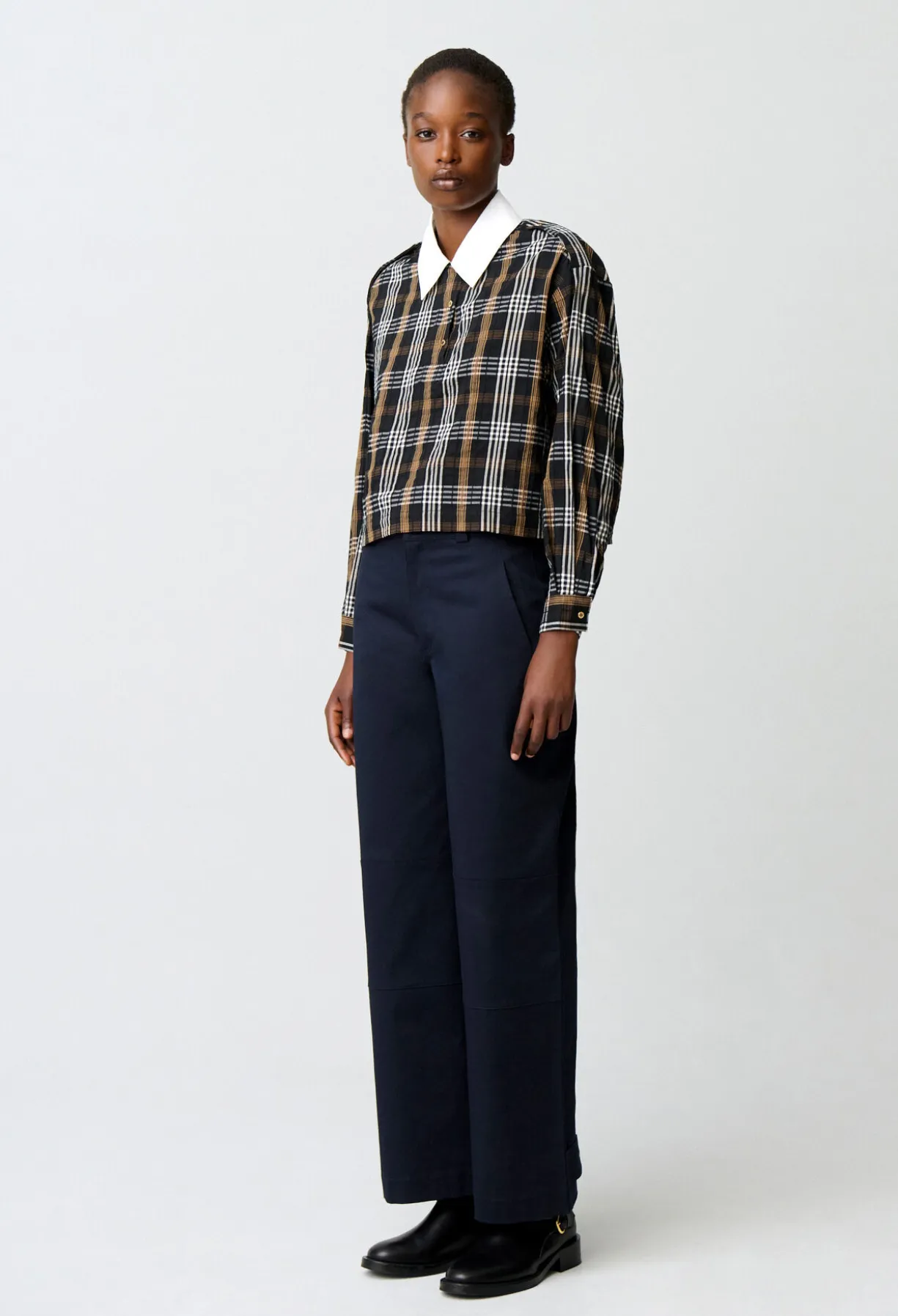 Blouse carreaux