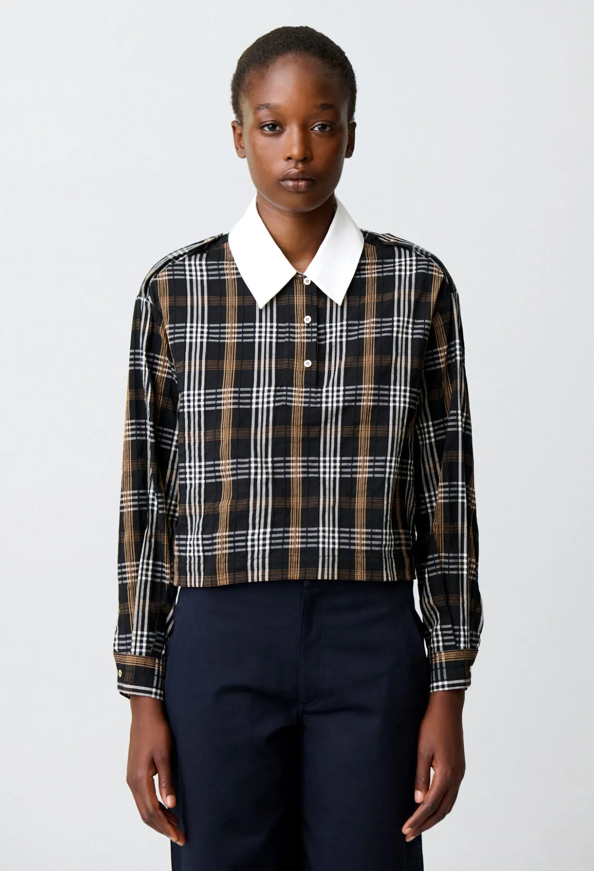 Blouse carreaux