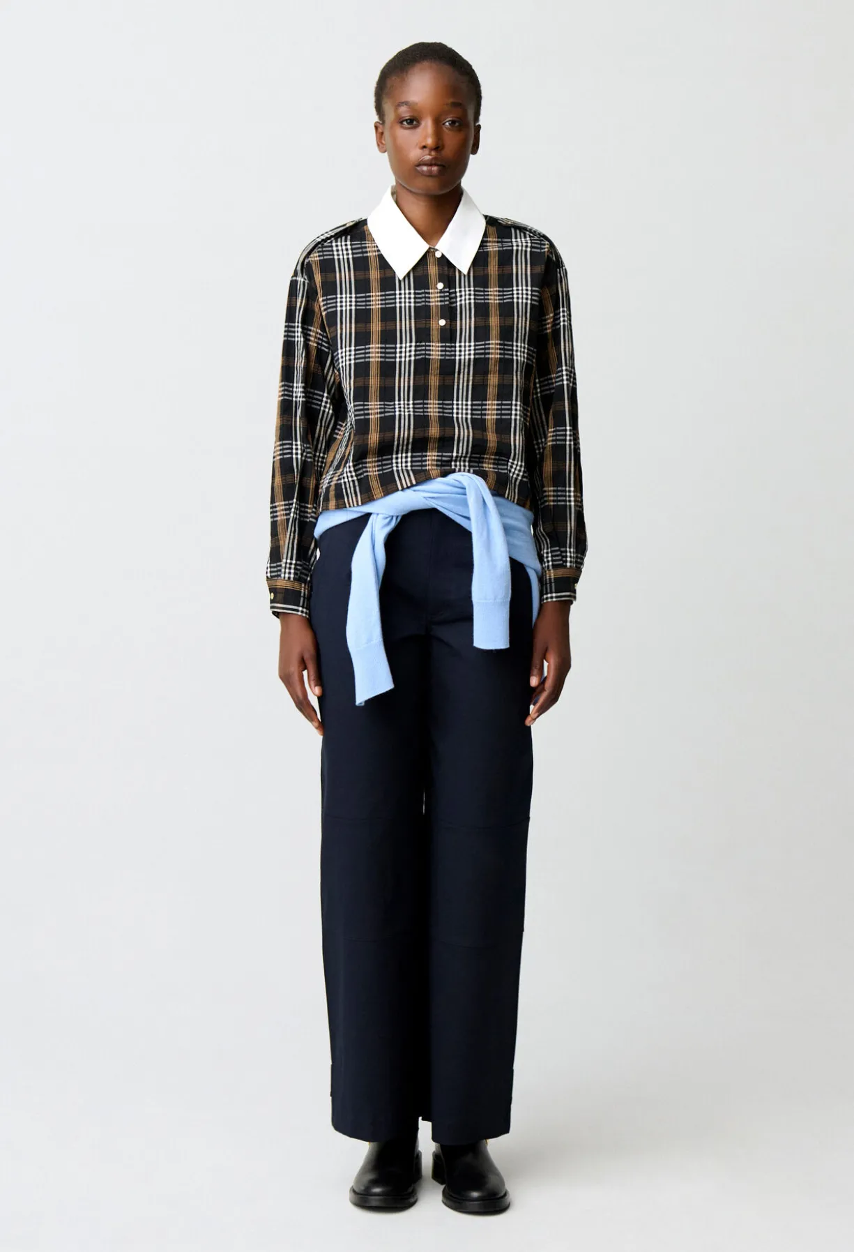 Blouse carreaux