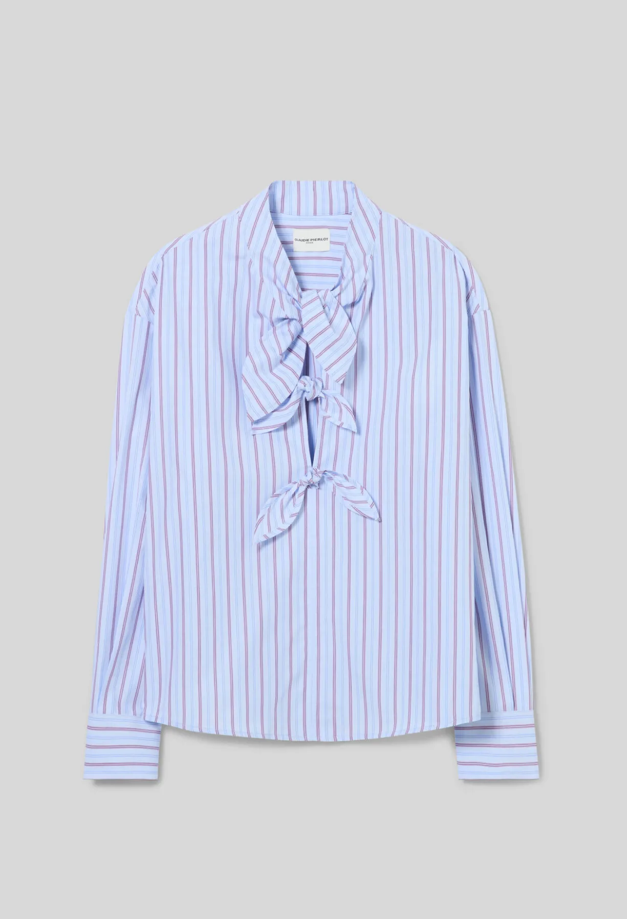 Blouse popeline rayée