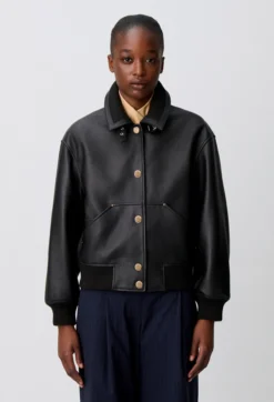 Blouson bomber cuir