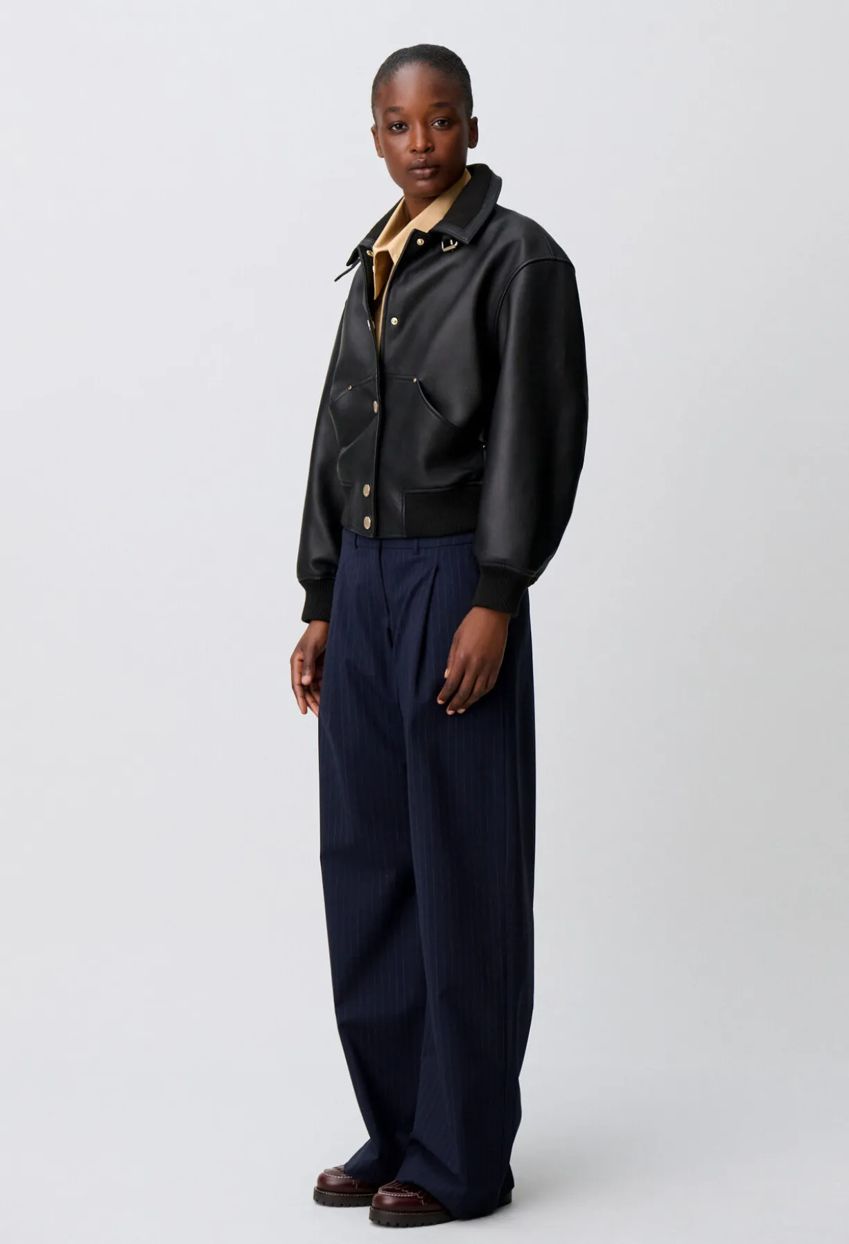 Blouson bomber cuir