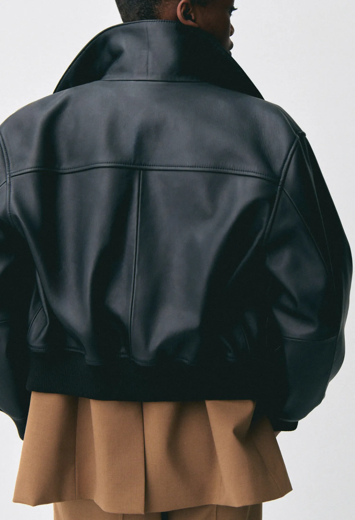 Blouson bomber cuir