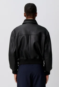 Blouson bomber cuir