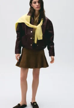 Blouson cuir court