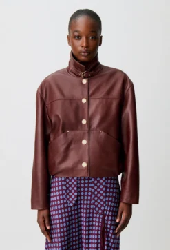Blouson cuir court