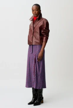 Blouson cuir court