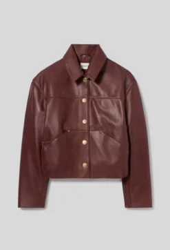 Blouson cuir court
