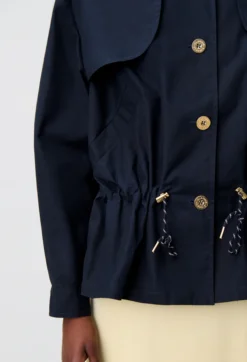 Blouson gabardine ciré