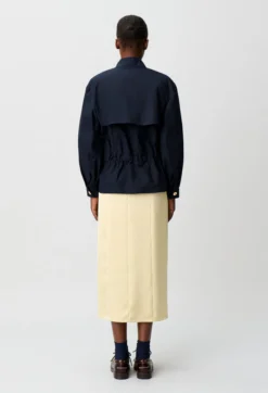 Blouson gabardine ciré