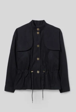 Blouson gabardine ciré
