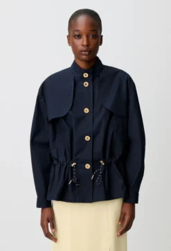 Blouson gabardine ciré