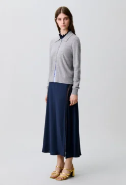Cardigan ajusté laine