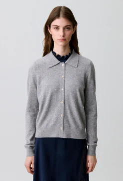 Cardigan ajusté laine