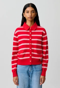 Cardigan rayé