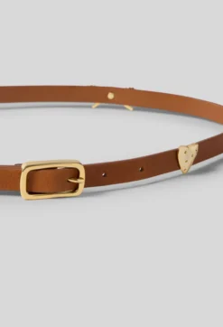 Ceinture cuir végétal charms