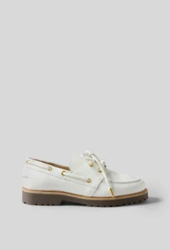Chaussures bateau cuir