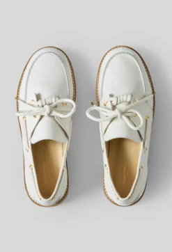Chaussures bateau cuir