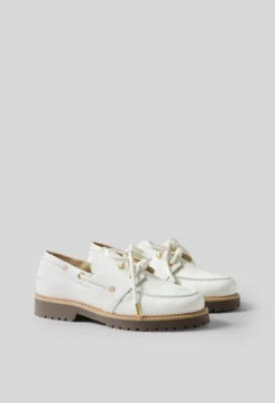 Chaussures bateau cuir