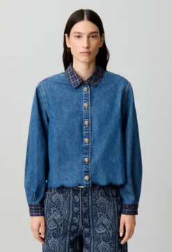 Chemise denim coton