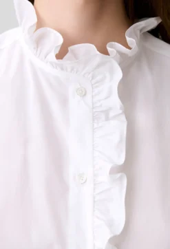 Chemise popeline col victorien