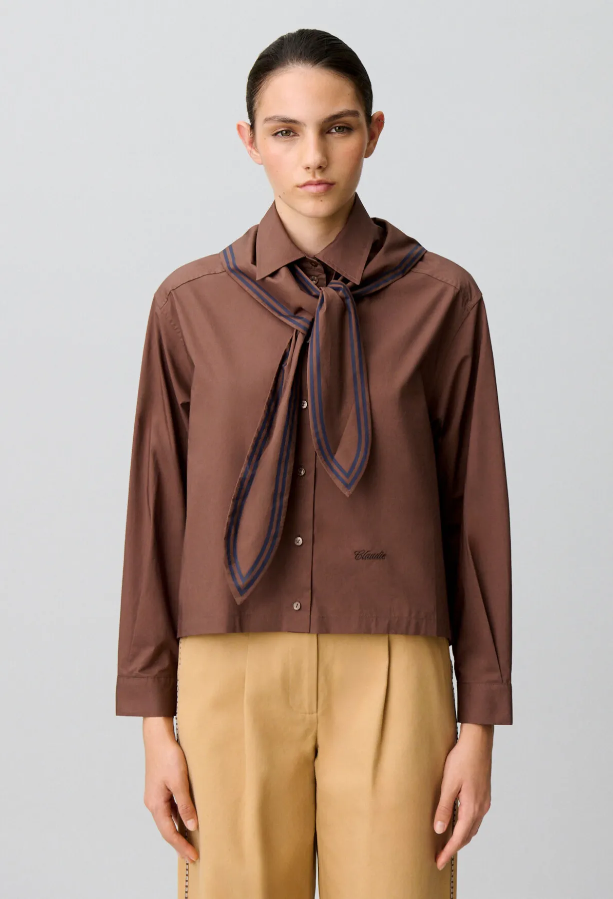 Chemise popeline coton