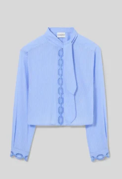 Chemise popeline rayée