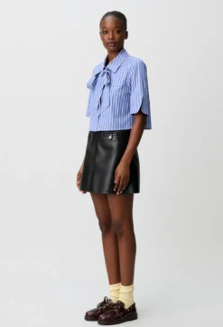 Chemise rayée lavallière