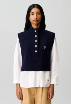 Col maille sans manches