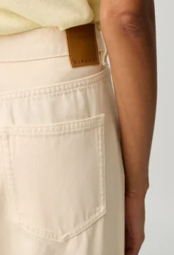 Jean flare denim taille haute