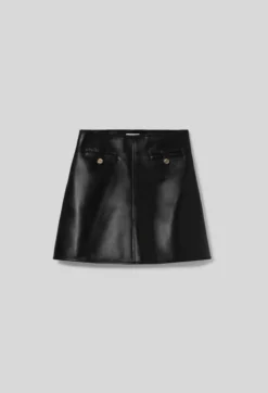Jupe courte cuir