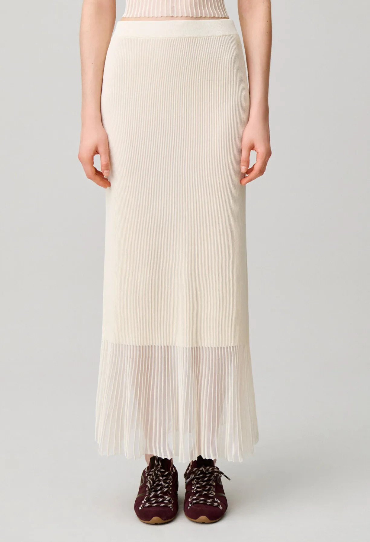 Jupe longue maille