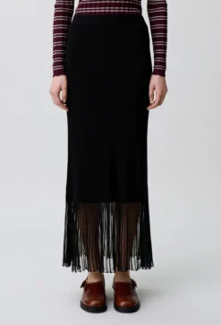 Jupe longue maille