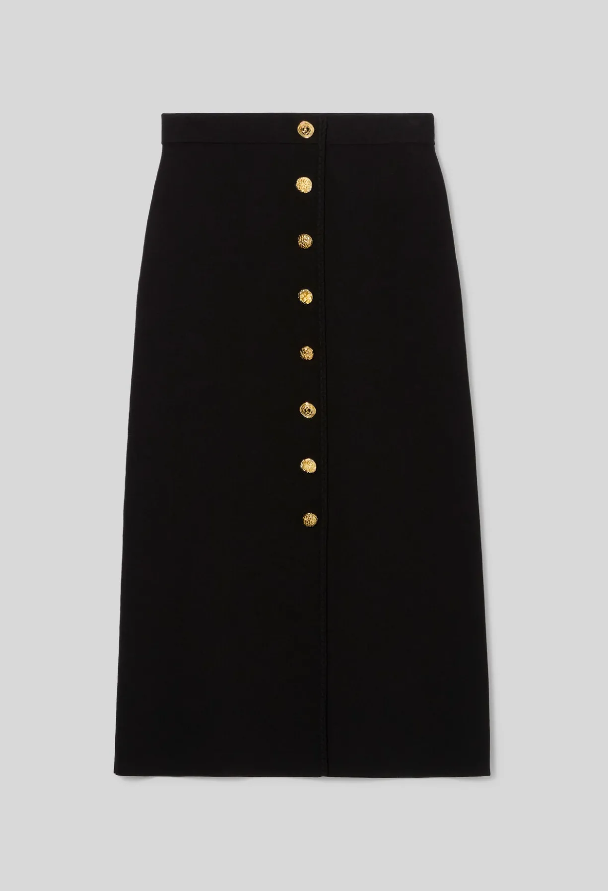 Jupe midi maille ajustée