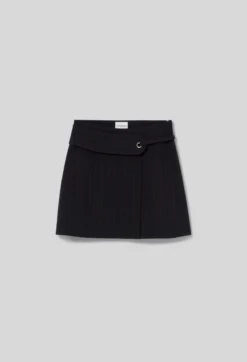 Jupe rayée ceinture