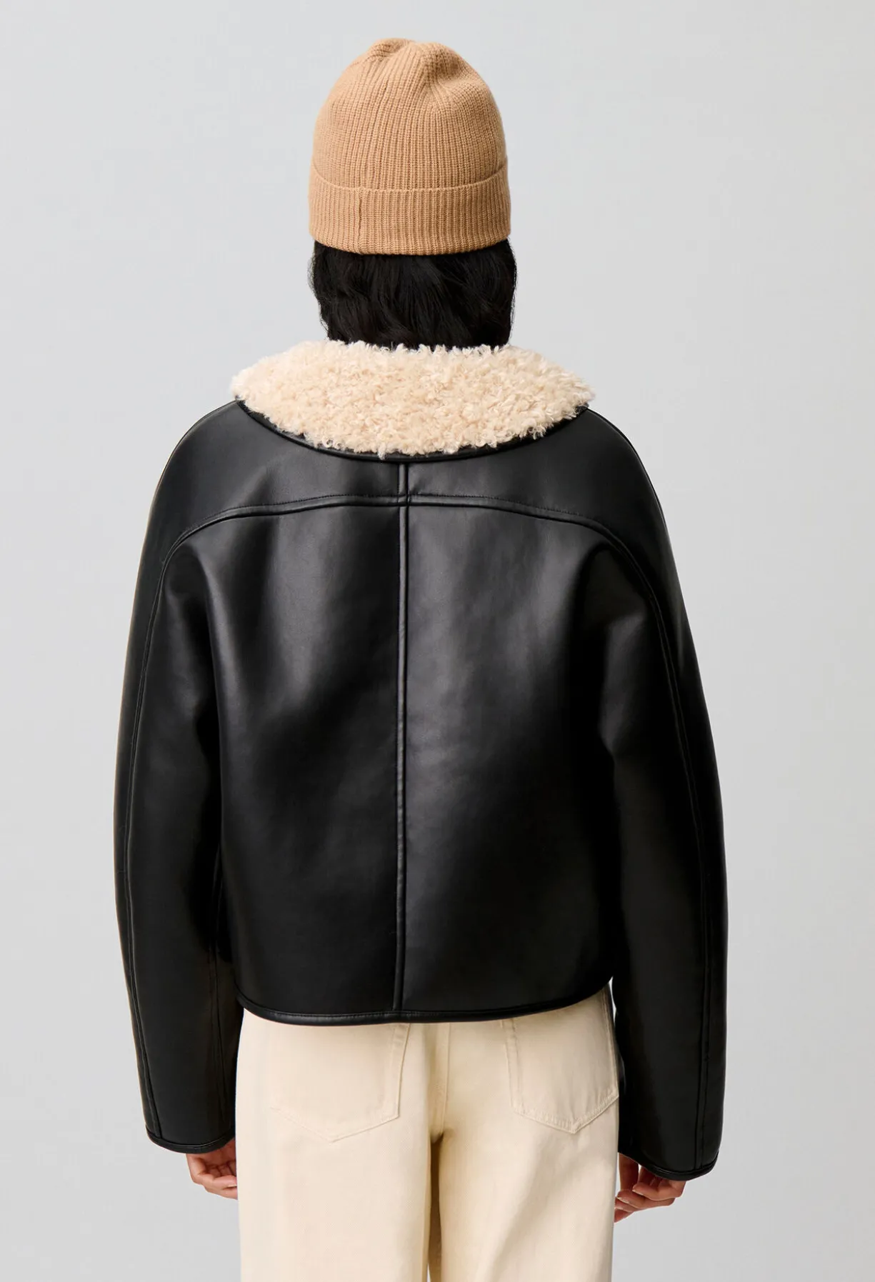 Manteau court coupe large