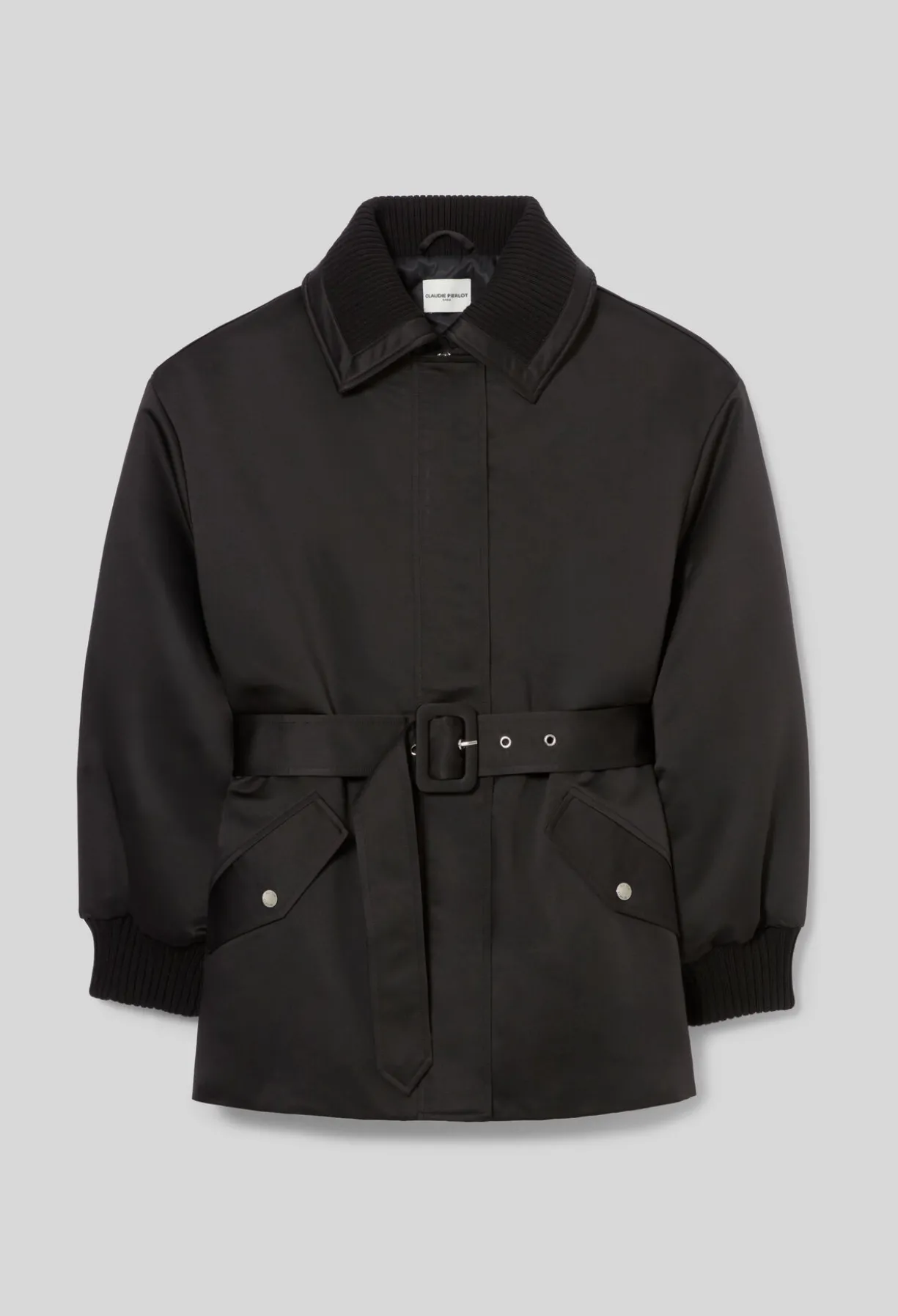 Manteau doudoune satiné