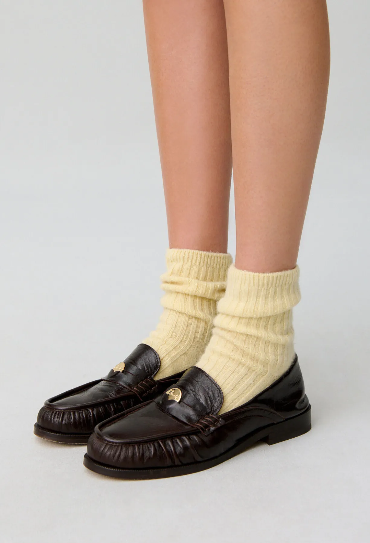 Mocassins cuir vernis