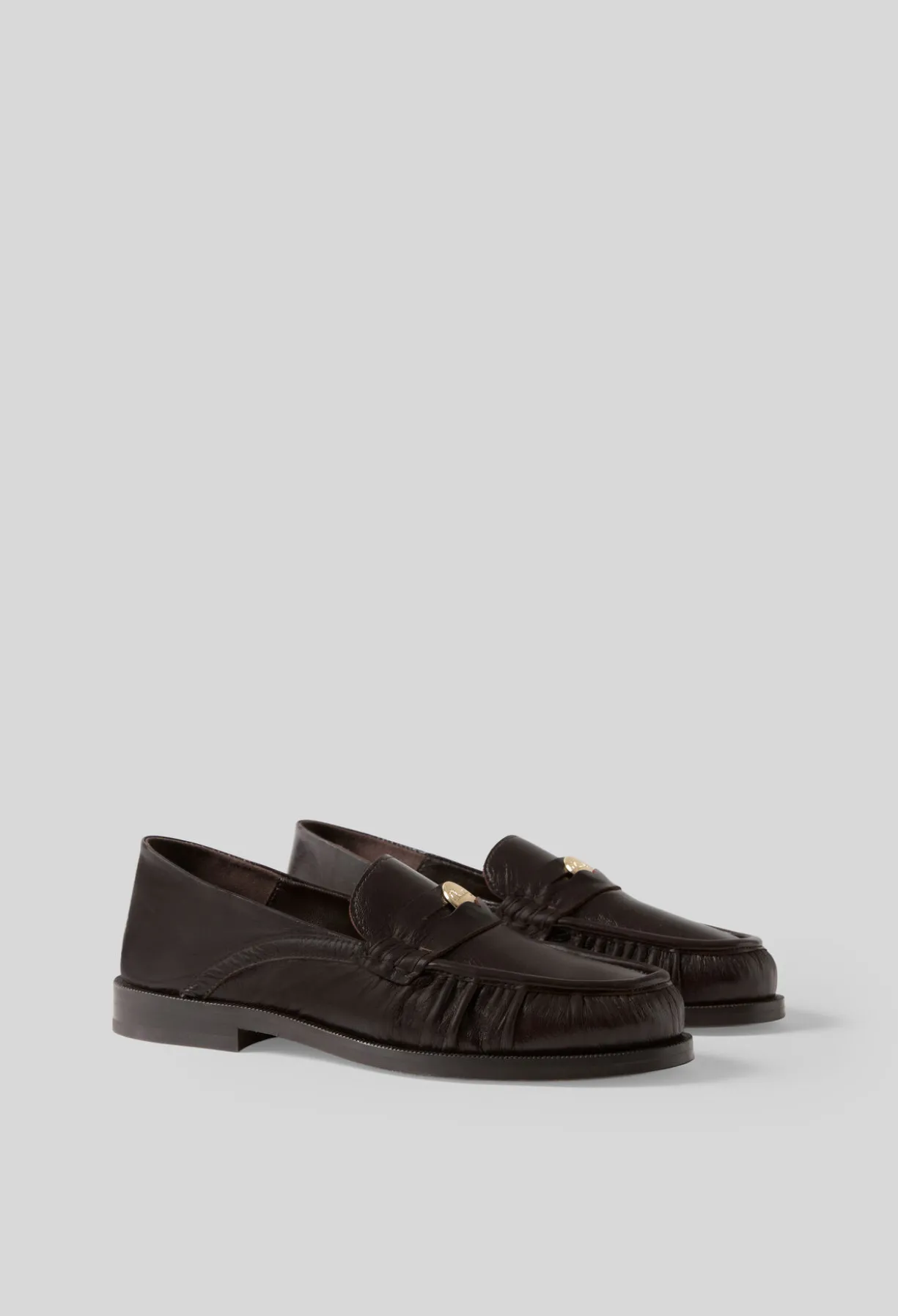 Mocassins cuir vernis