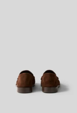 Mocassins suede chocolat