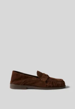Mocassins suede chocolat