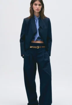 Pantalon laine mélangée