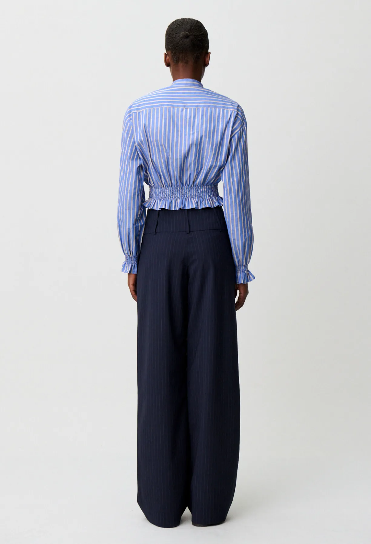 Pantalon laine mélangée