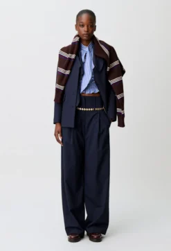 Pantalon laine mélangée
