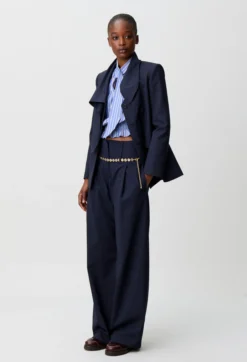 Pantalon laine mélangée
