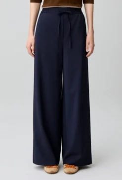 Pantalon large ficelle