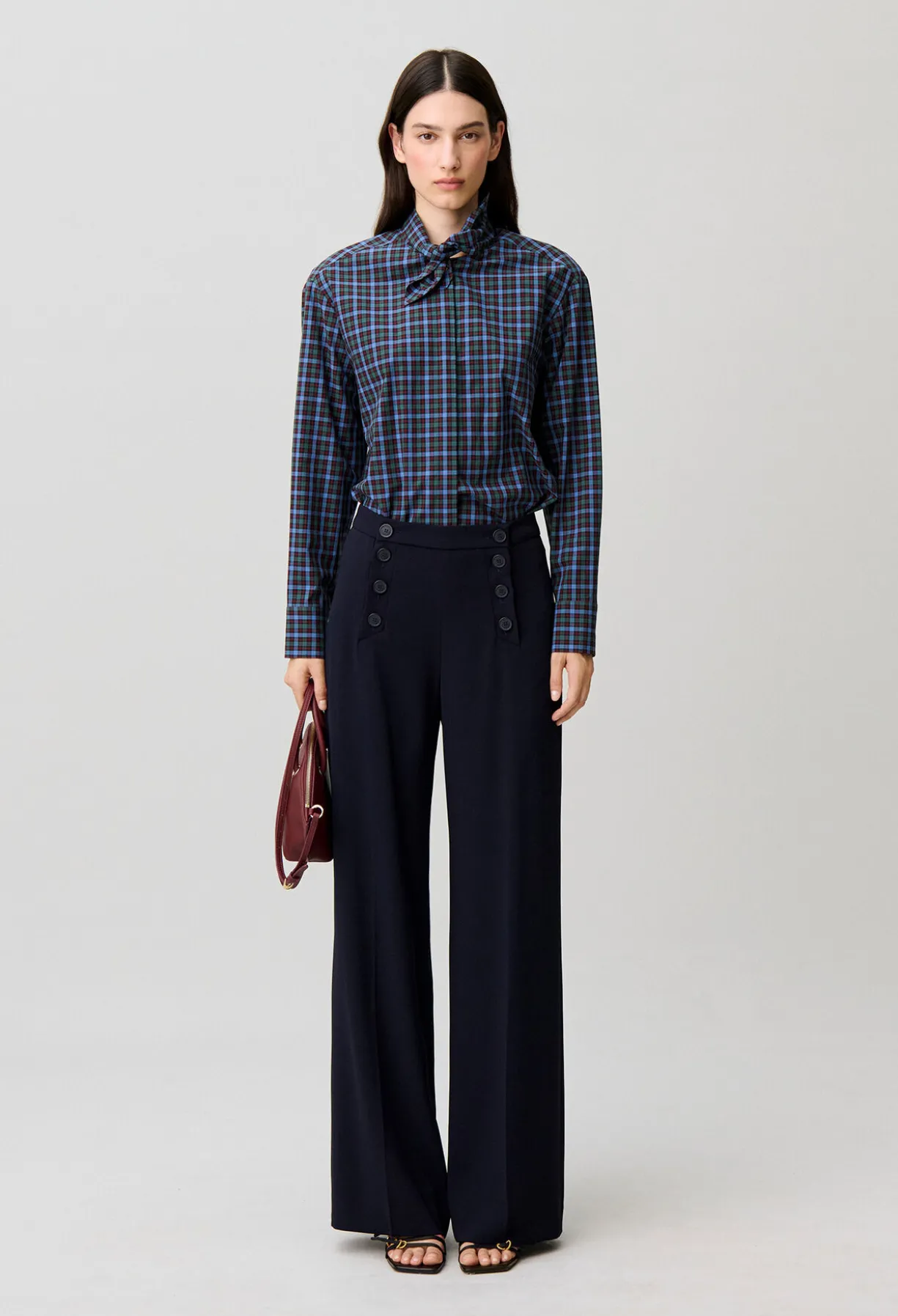 Pantalon à pont