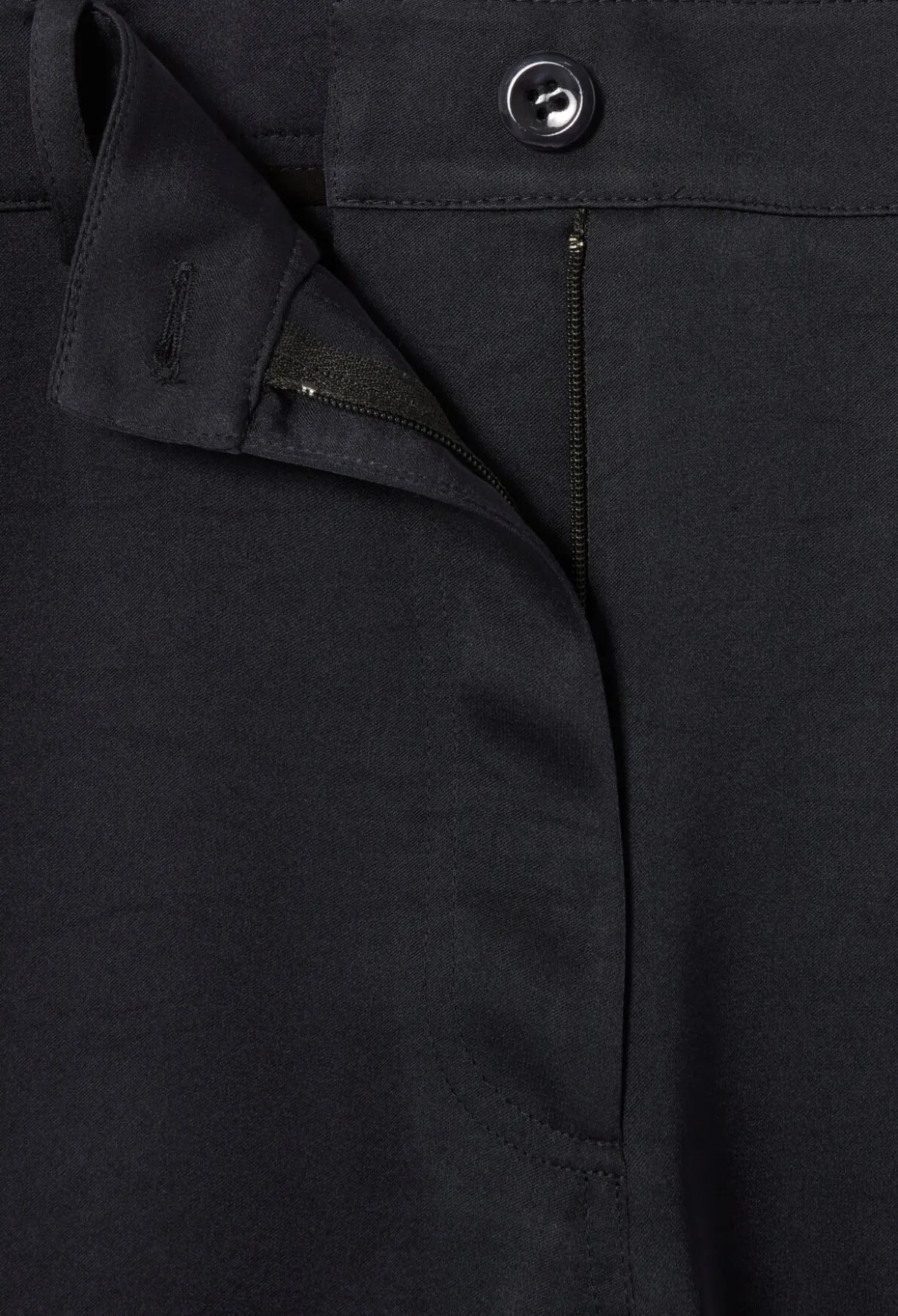 Pantalon satin droit