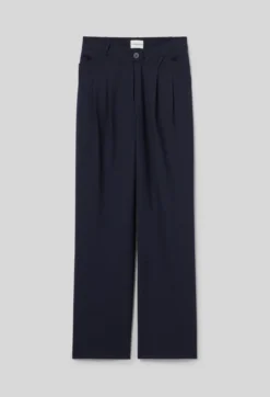 Pantalon tailleur laine mélangée