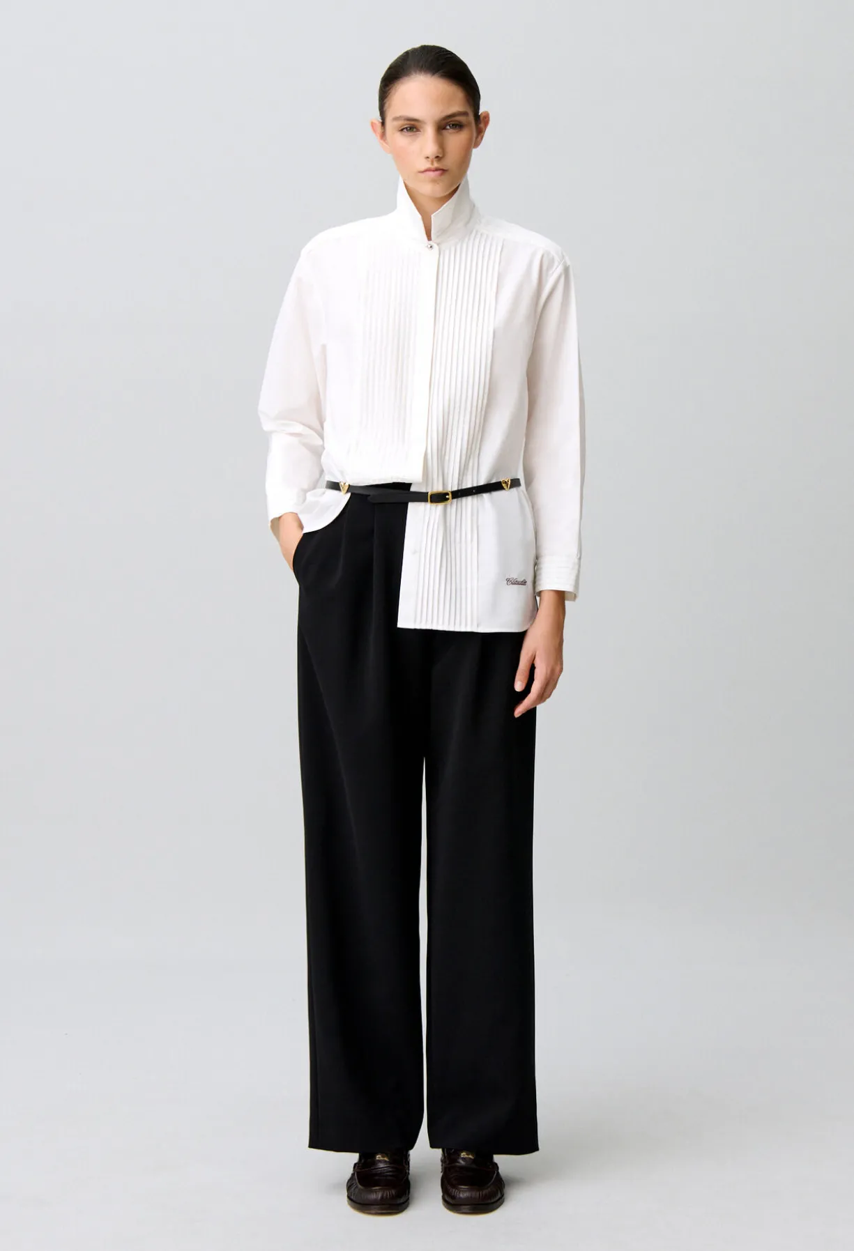 Pantalon tailoring jambes droites